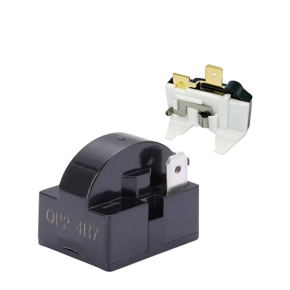 Relé de Partida/Início PTC 1Pin QP2-4R7 Protetor de Sobrecarga para Refrigerador Compatível com Compressor de Mini Refri