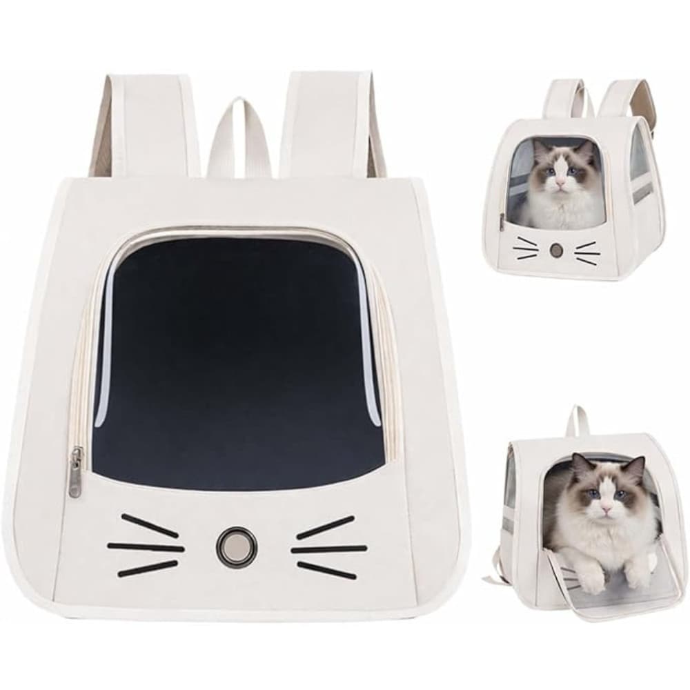 Mochila de Transporte Pet Panorâmica - Visor Transparente e Acesso Lateral
