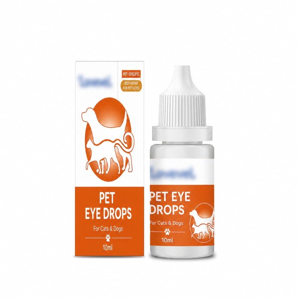 2 Frascos de Colírio para Cães e Gatos, Líquido Suave para Cuidado Diário dos Olhos, Limpa Secreções Oculares, Alivia Ol