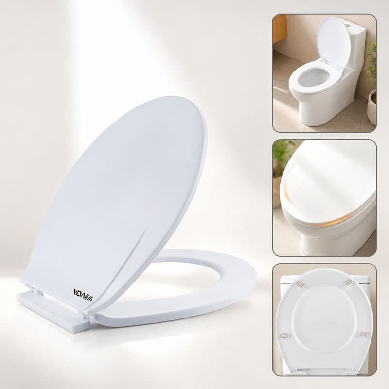 Assento Sanitário Branco Tampa De Vaso Sanitário Resistente Confortável