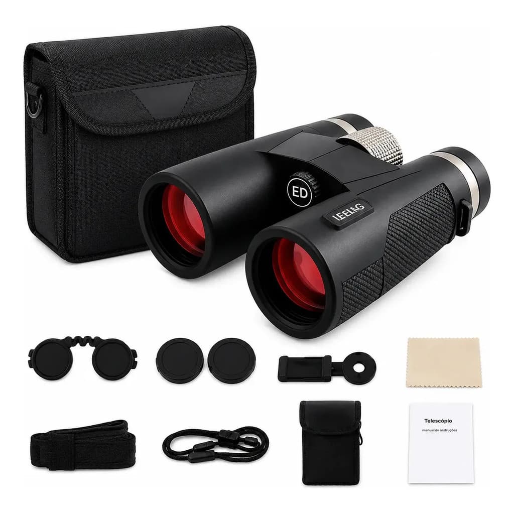 Binóculo Profissional 12x42 Hd Bak4 Longa Distância Ipx7