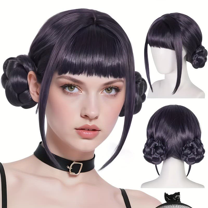 Skpop Witch Hunter Halloween Mira Cosplay Peruca Zoe Lumi Simulado Couro Cabeludo Top Anime
