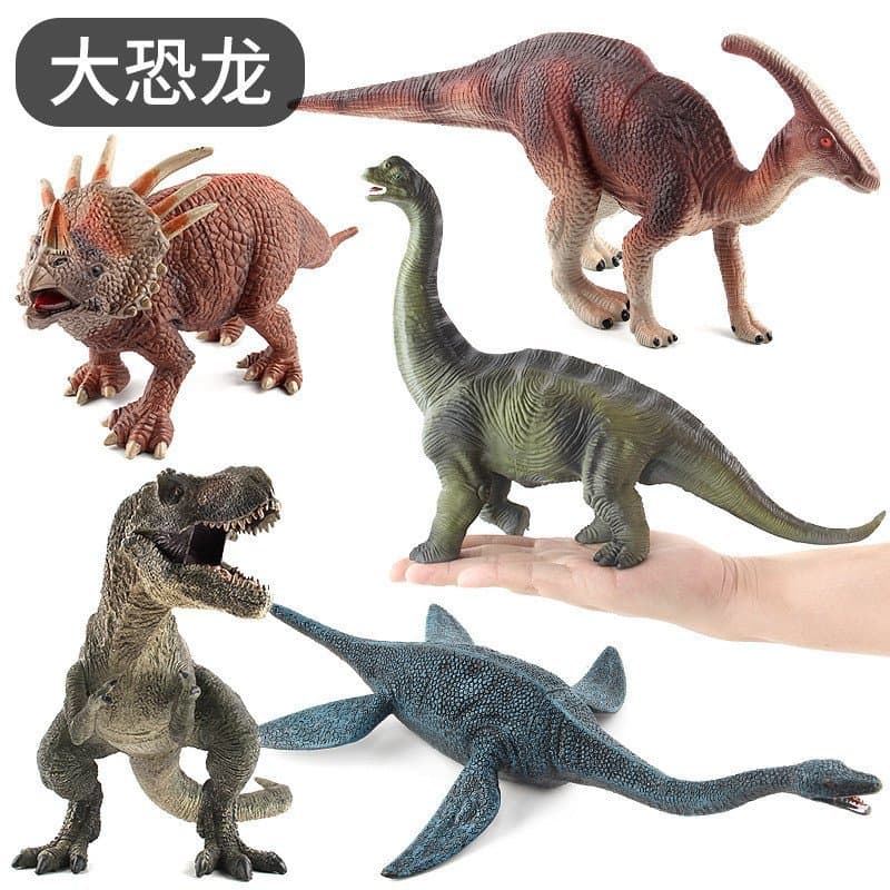Modelo Simulado de Dinossauro Tyrannosaurus Rex, Brinquedo Estático de Animal para Crianças, Ornamento