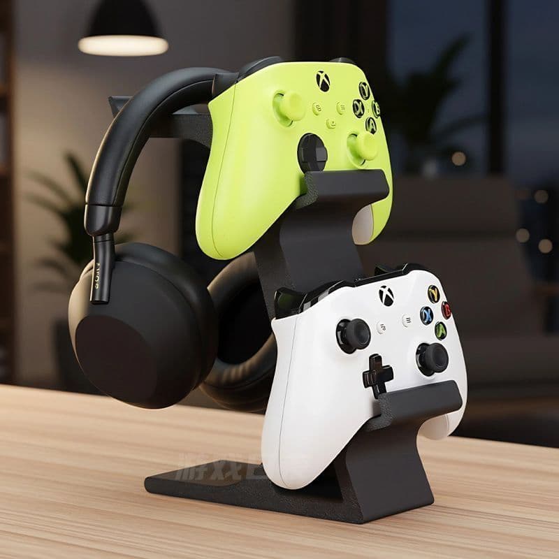 2026 novo produto suporte de alça dupla cabide de fone de ouvido dois-em-um combinação de camada dupla Xbox ps5 Gamepad