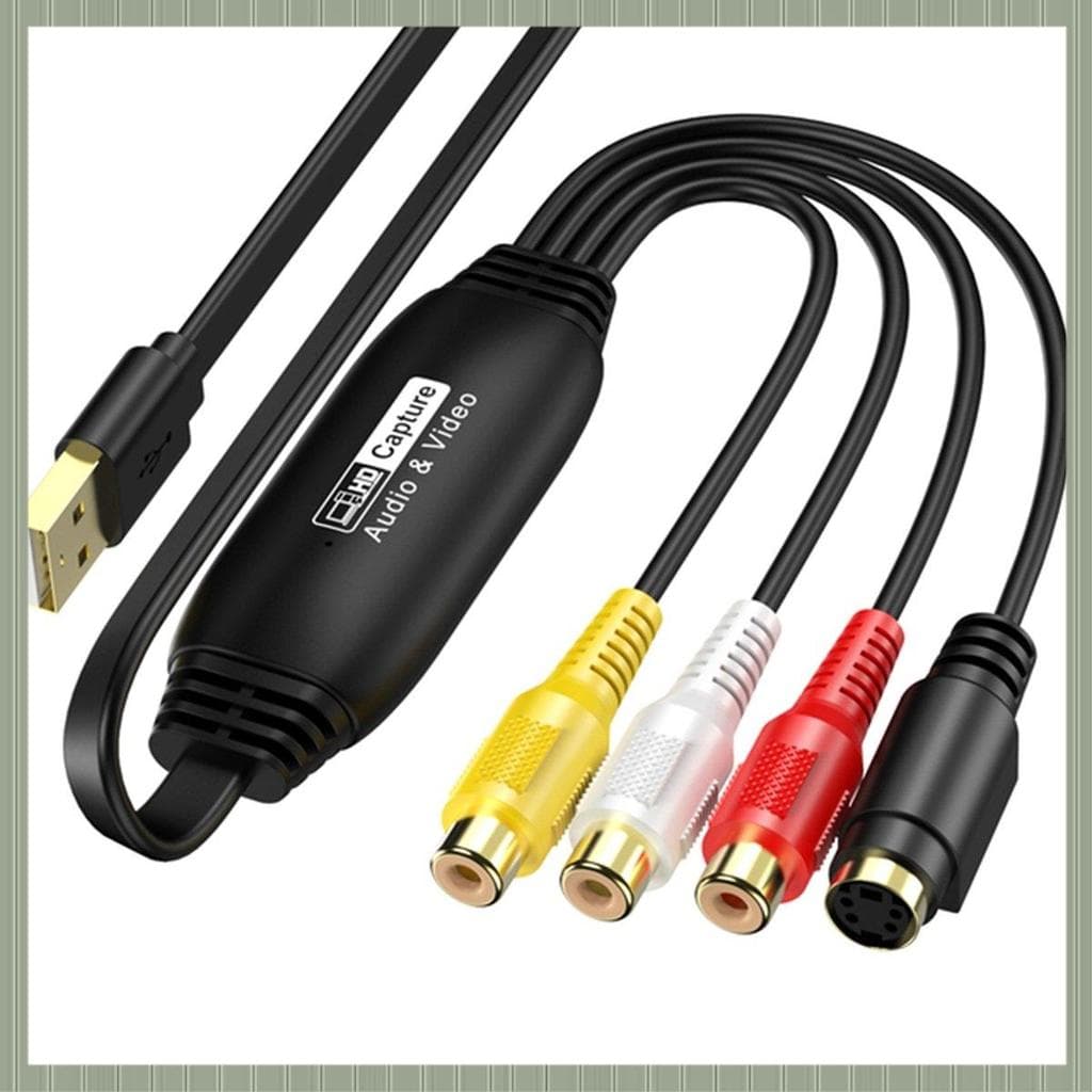 (Ufgt) Captura De Vídeo USB Para Conversor Digital Placa De Áudio E 2.0 Sistema De Suporte De TV DVD Fácil Instalação