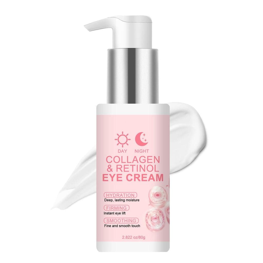 Creme para os Olhos com Retinol e Colágeno, Hidratante Anti-Envelhecimento para Uso Diurno e Noturno, Hidratação Profund