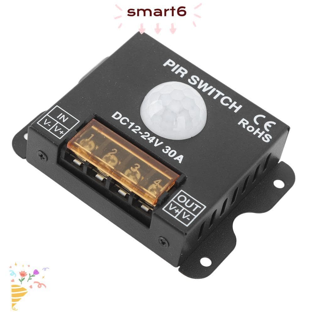 Interruptor Inteligente Do Sensor De Movimento , Controlador PIR 30A DC12-24V , Uso Externo Fácil Infravermelho