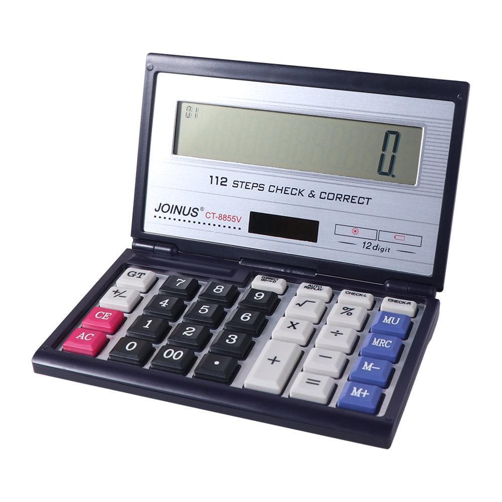 Calculadora Dobrável , Solar Multifuncional De Escritório Financeiro De 12 Dígitos