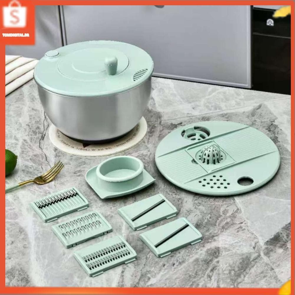 Multifuncional salada vegetal desidratador ferramenta de cozinha com função desidratação pepino batata cenoura slicer