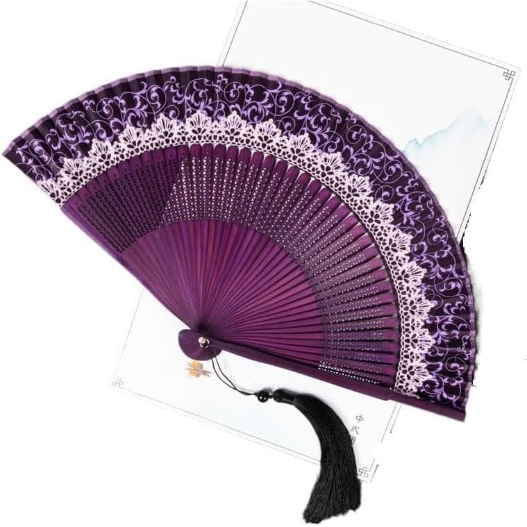 Elegantes Leques Tradicionais Chineses - Perfeitos para Dança, Decoração e Presentes QA9Q