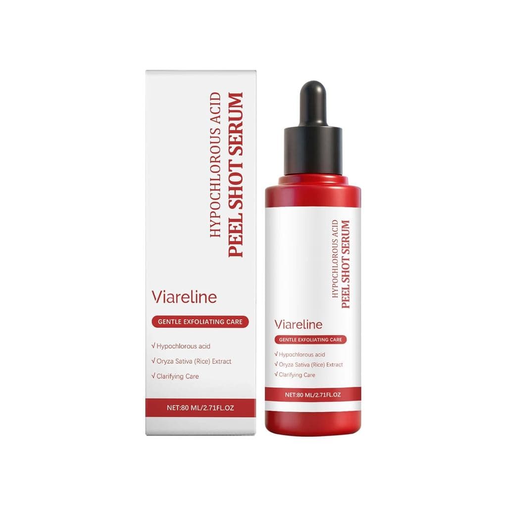Sérum Peeling de Ácido Hipocloroso, 80 ml |   Cuidado Esfoliante Suave, Limpeza Profunda, Extrato de Arroz, Cuidado Clar