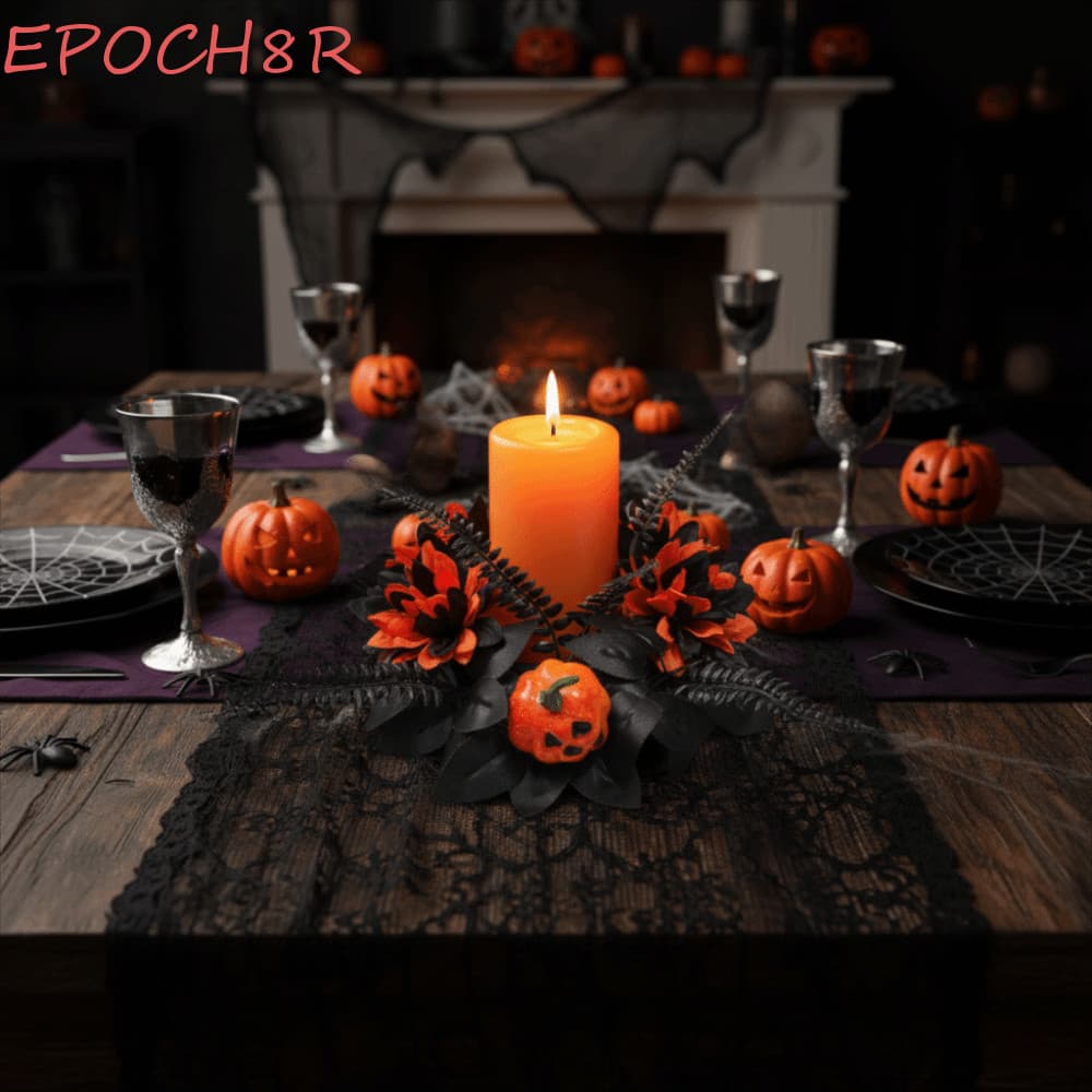 Grinalda De Castiçal EPOCH8R , Guirlanda Decorativa Simulada De Halloween , Estilo Gótico