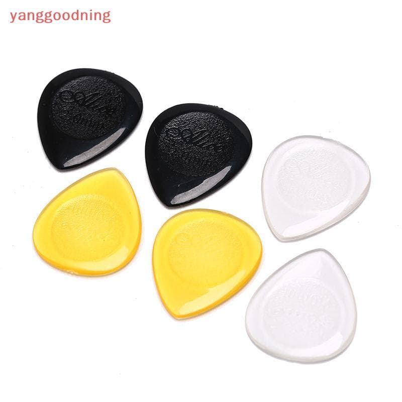 (YGN) 6 Peças De Guitarra Durável Para Elétrica Acústica Baixo Palheta Transparente