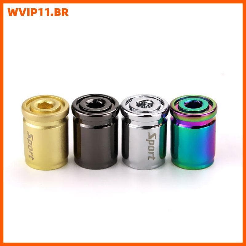 WVIP 4x Titanium Anti-Roubo Tampa Da Válvula Do Pneu De Carro Alumínio Esporte Exterior Auto Air Caps BR