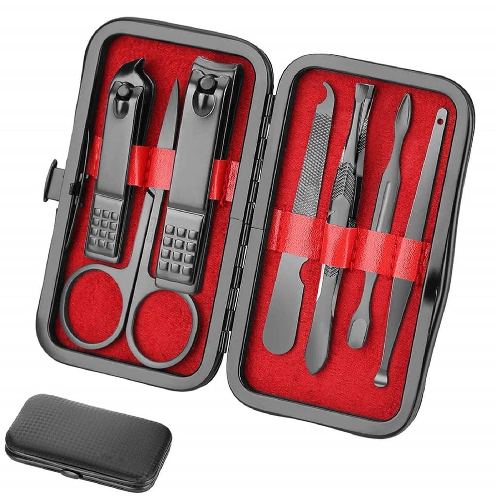 Conjunto de Manicure Masculino, Ferramentas de Cuidado Pessoal, Acessórios, Cortador de Unhas, Kit de Manicure Profissio