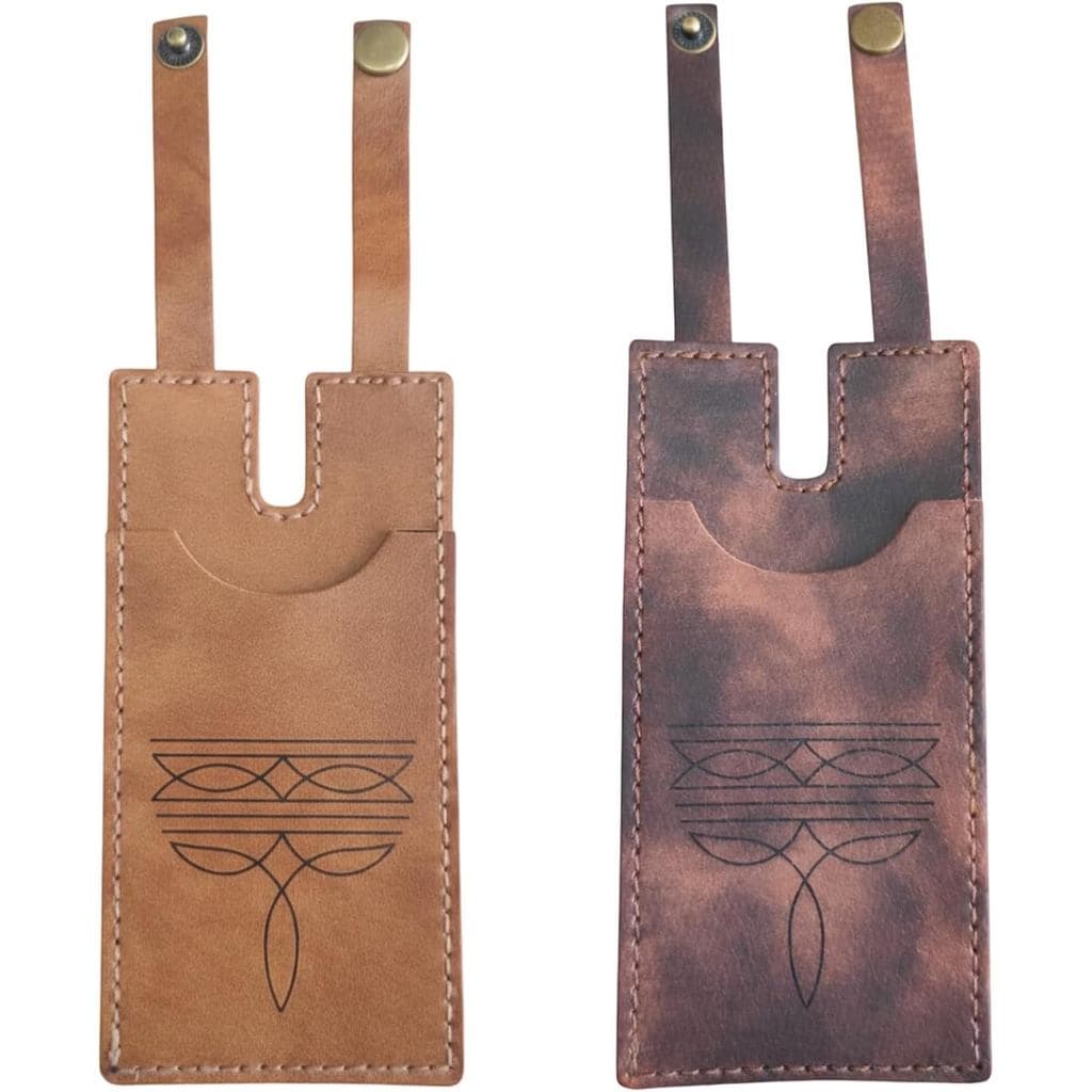 Conjunto de 2 Peças de Carteira Western para Mulheres, Carteira Estilo Western para Mulheres, Conjunto de Carteiras de C