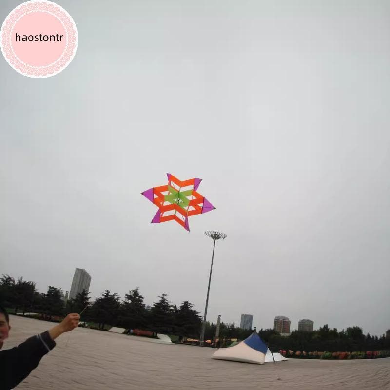 Haostontr 1 Peça Brinquedo Ao Ar Livre Para Piquenique Praia Parque Viagem Novo Estilo 3D Flor Pipa Crianças Adultos Fác