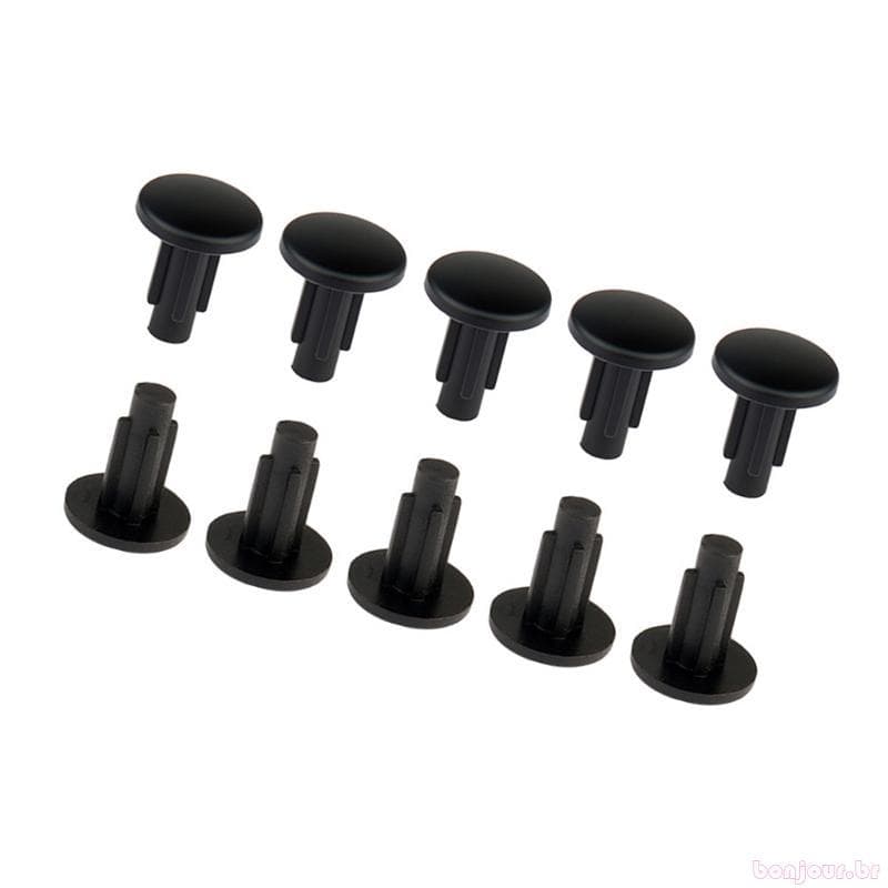 Tampa Borracha Para Garrafa Bicicletas, Furo Parafuso, Plugues Estrutura Push-In 5 Mm Cicli