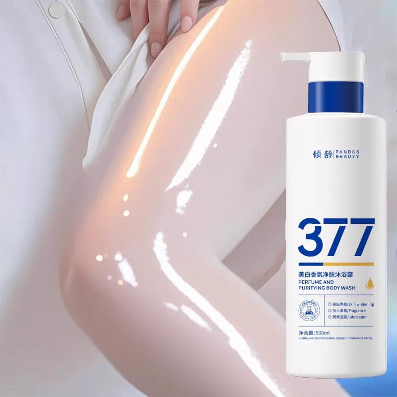 Sabonete Líquido Corporal Clareador 377, Tipo Perfume, Fragrância de Longa Duração, Hidratante, Niacinamida, Para Todo o