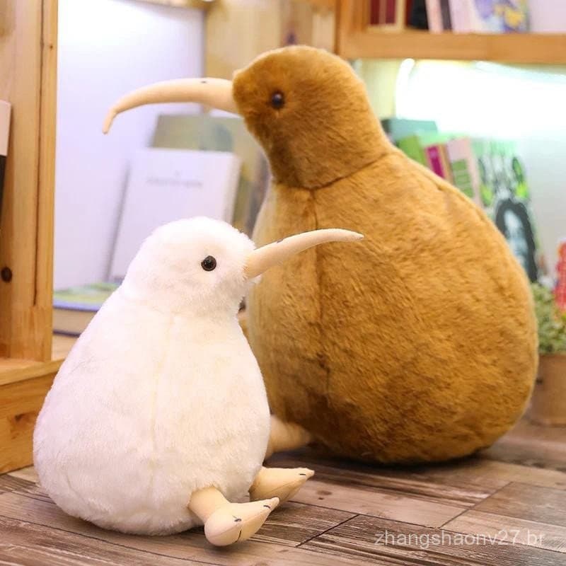 20cm Brinquedo de Pelúcia de Pássaro Kiwi Fofo e Realista Almofada Macia Animal da Nova Zelândia Presente Infantil para