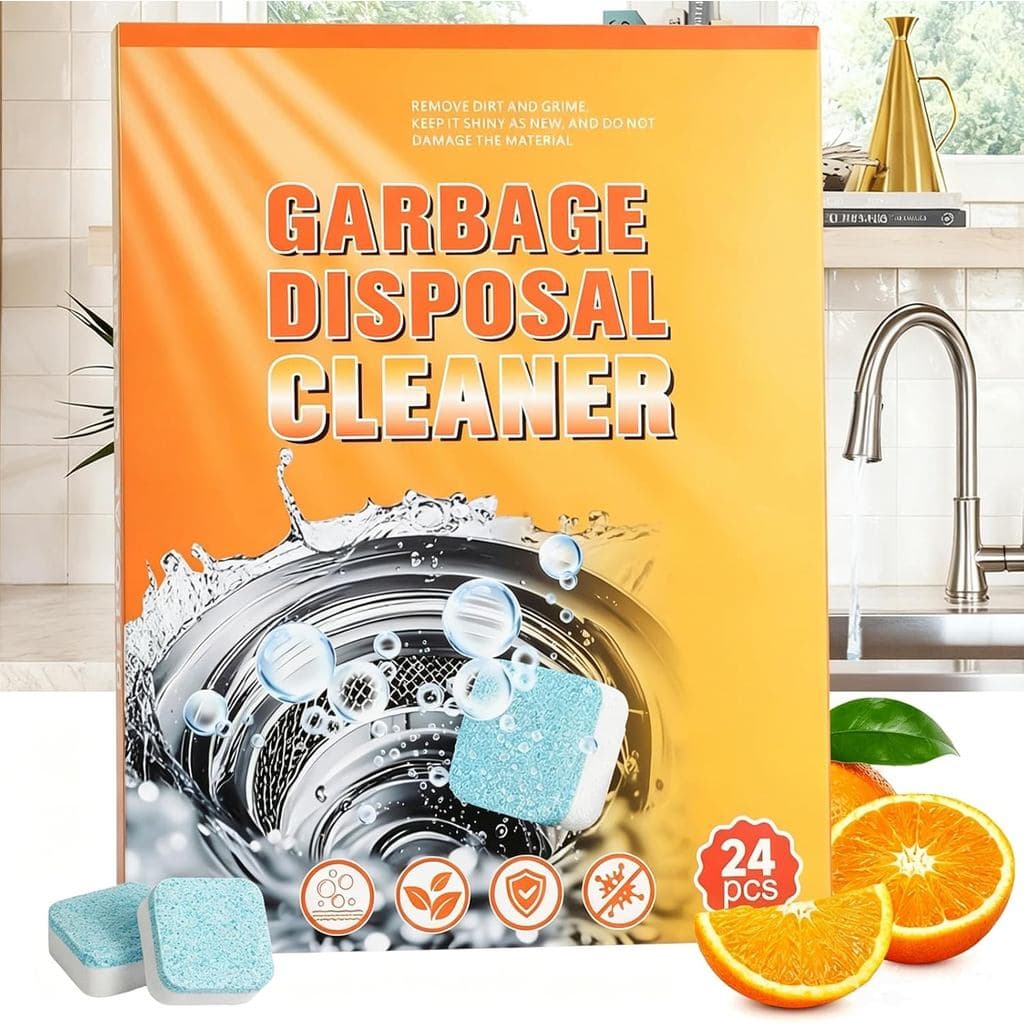 Pastilhas para Triturador de Lixo, Dissolvem a Sujeira e Removem Odor, Pacote com 24 | Pastilhas CitrusScentDeepClean, p