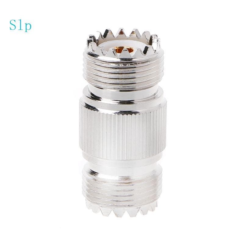 Slp UHF PL-259 SO-239 Fêmea Para Conector Reto Adaptador