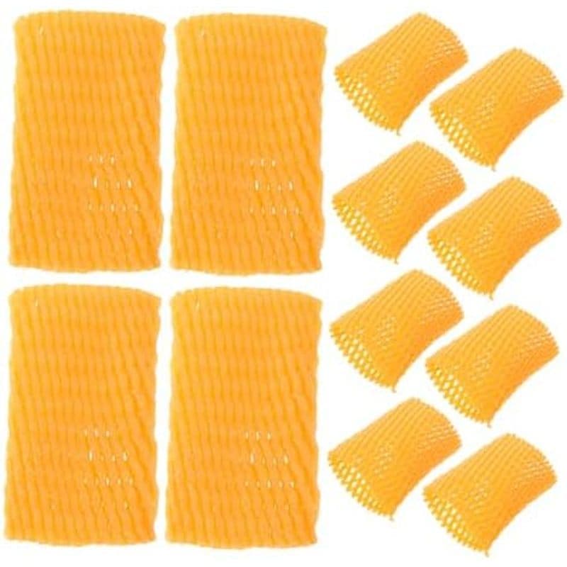 400pcs Protetores De Rede De Frutas De Espuma Manga De Malha Para , Laranja E-Sacos De Envoltório Com Absorção De Choque