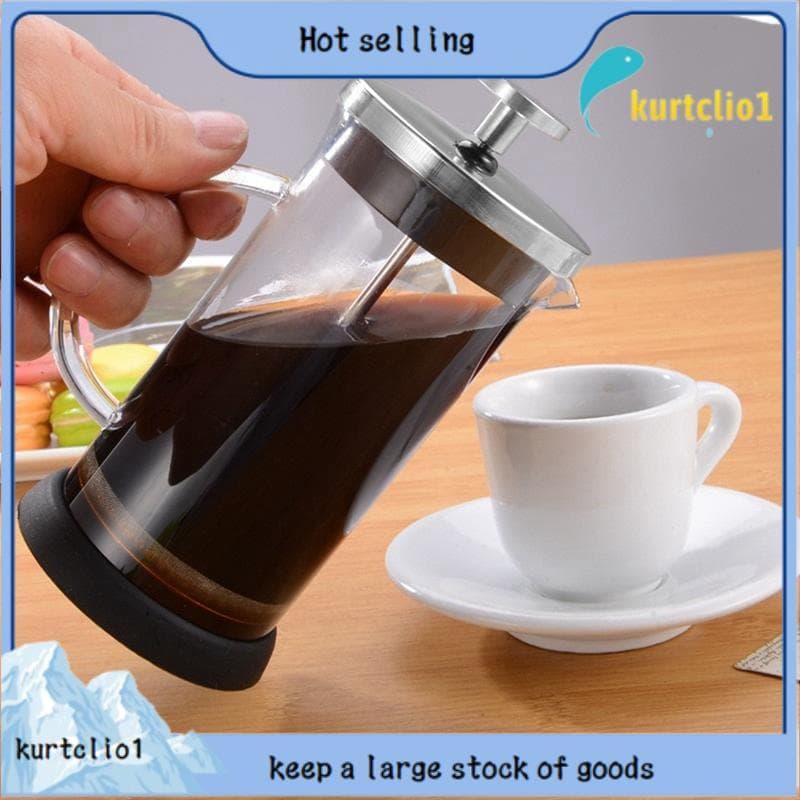 Prensa Francesa De Vidro Preguiçoso , Aço Inoxidável , Cafeteira Multifuncional , Acessórios De Café , 800ml