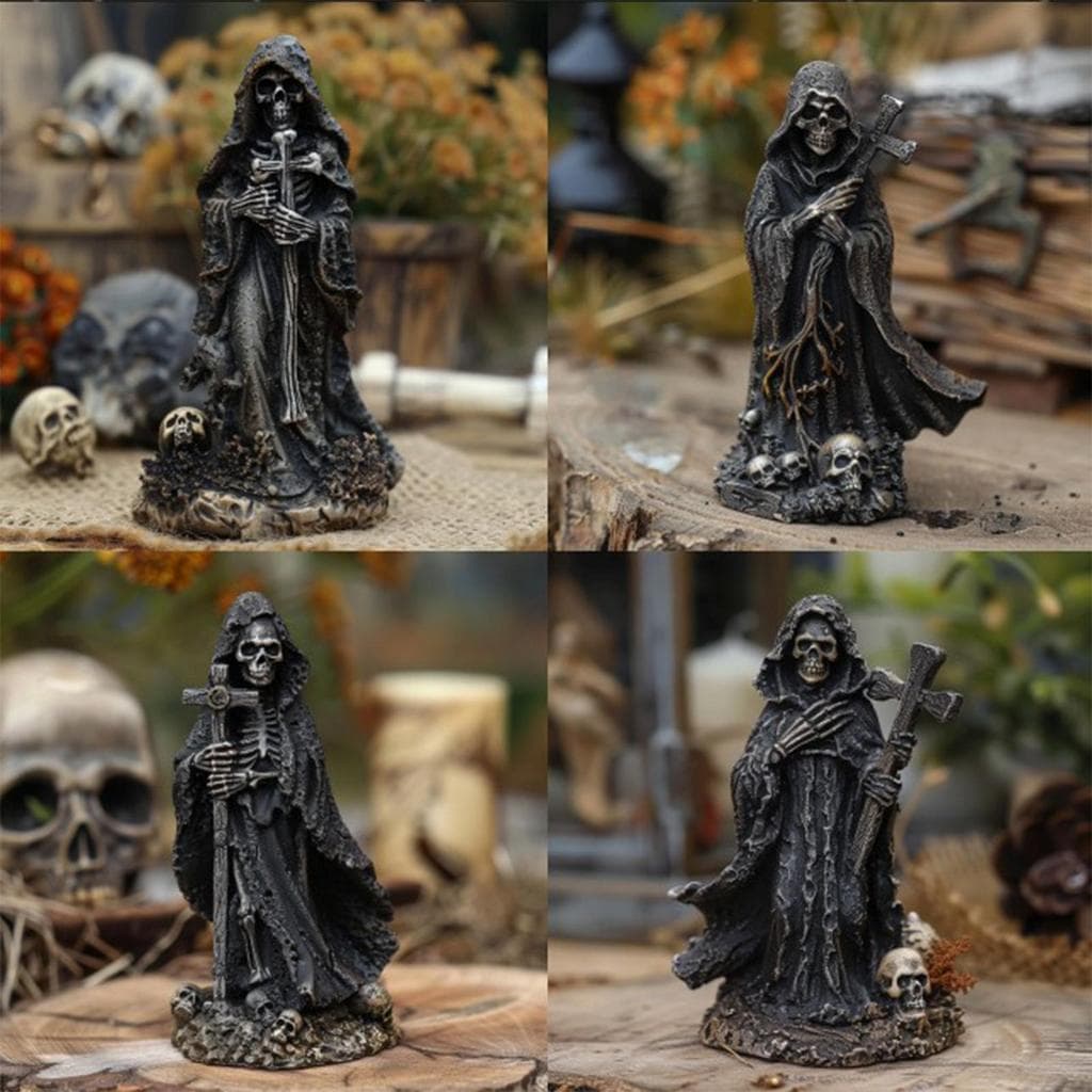 Estatueta Decorativa De Descida Demoníaca , Base Lisa , Detalhes Vívidos , Halloween , Horror , Design Estético