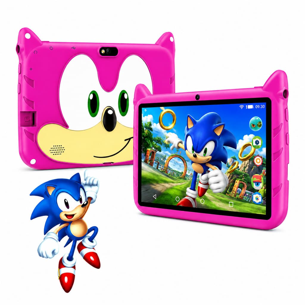 Tablet 7" Polegadas Infantil 64GB Android Menina STE Quad Core 4GB RAM Bluetooth 5.0