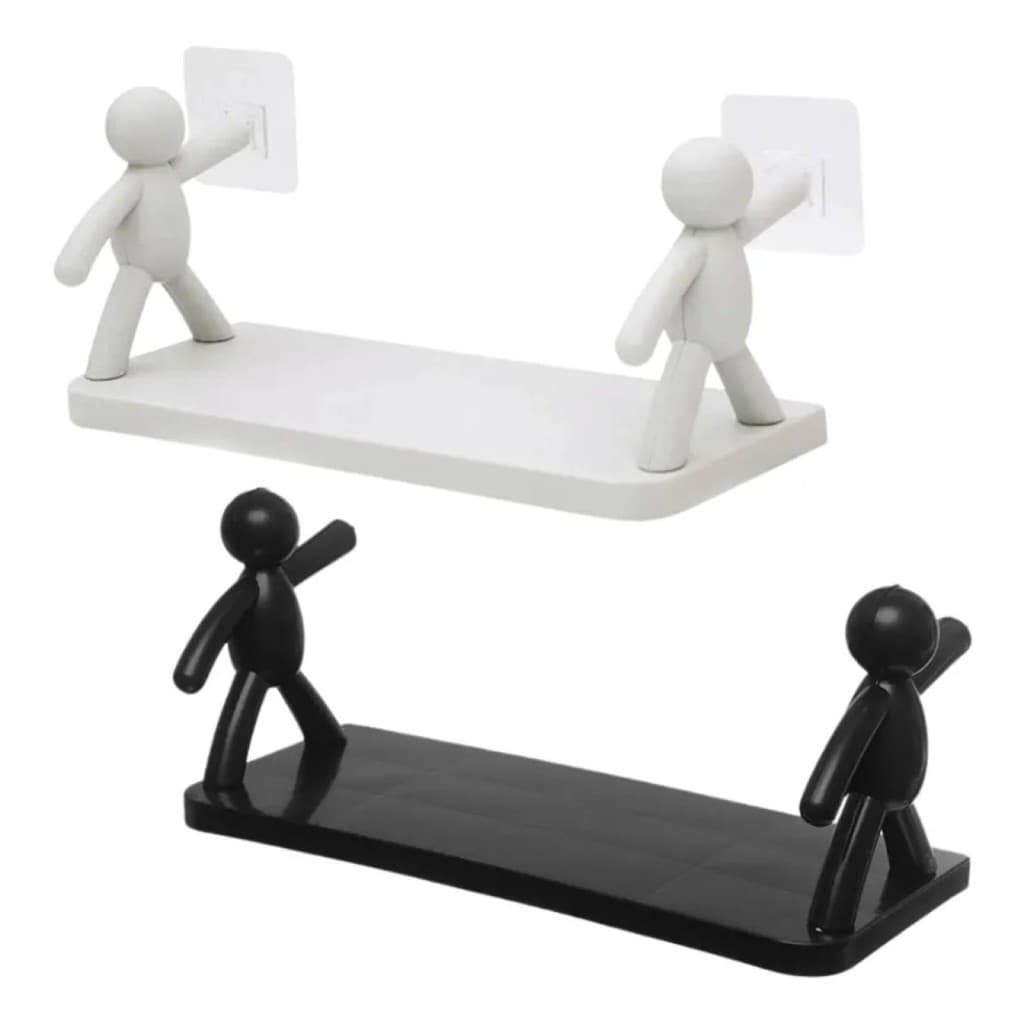 Porta Shampoo Boneco Prateleira Bob Retangular Plástico