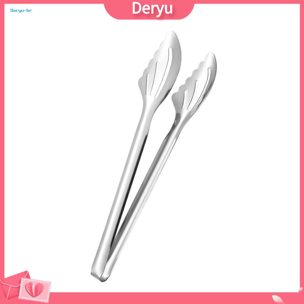 Food Draining Tongs Hygienic Handling Stainless Steel Bbq Serving with Slotted Heads – Heat-resistant Rust-proof Kitch