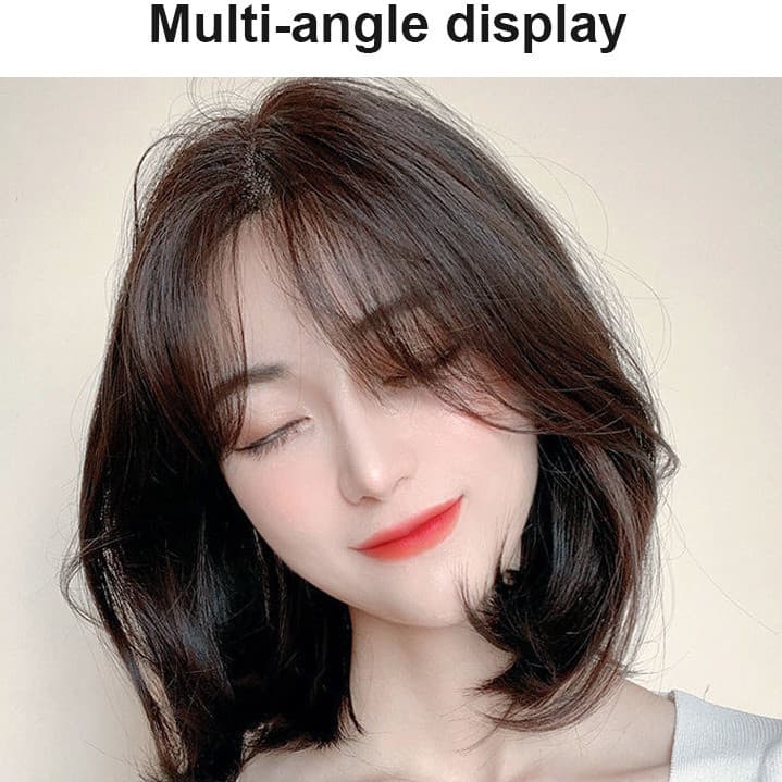 [Estilo Natural] Peruca elegante e sofisticada com cachos internos para mulheres / Peruca/Feminina/Cachos