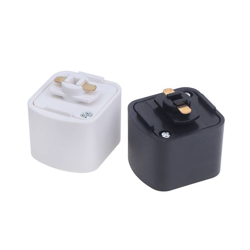 Conector De Junta Tra De Dois Fios , Acessórios De Lâmpada De Haleto De Metal Branco , Peças Leves