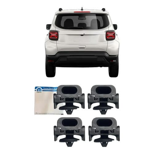 4 Grampo Fixação Forro Porta Mala Jeep Renegade 51861112