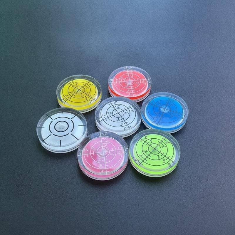 TSBR Redondo Mini Nível De Bolha De Espírito 32mm Medidor De Alta Medição Com Marca De Grau Para Ajuste De Móveis Artesa