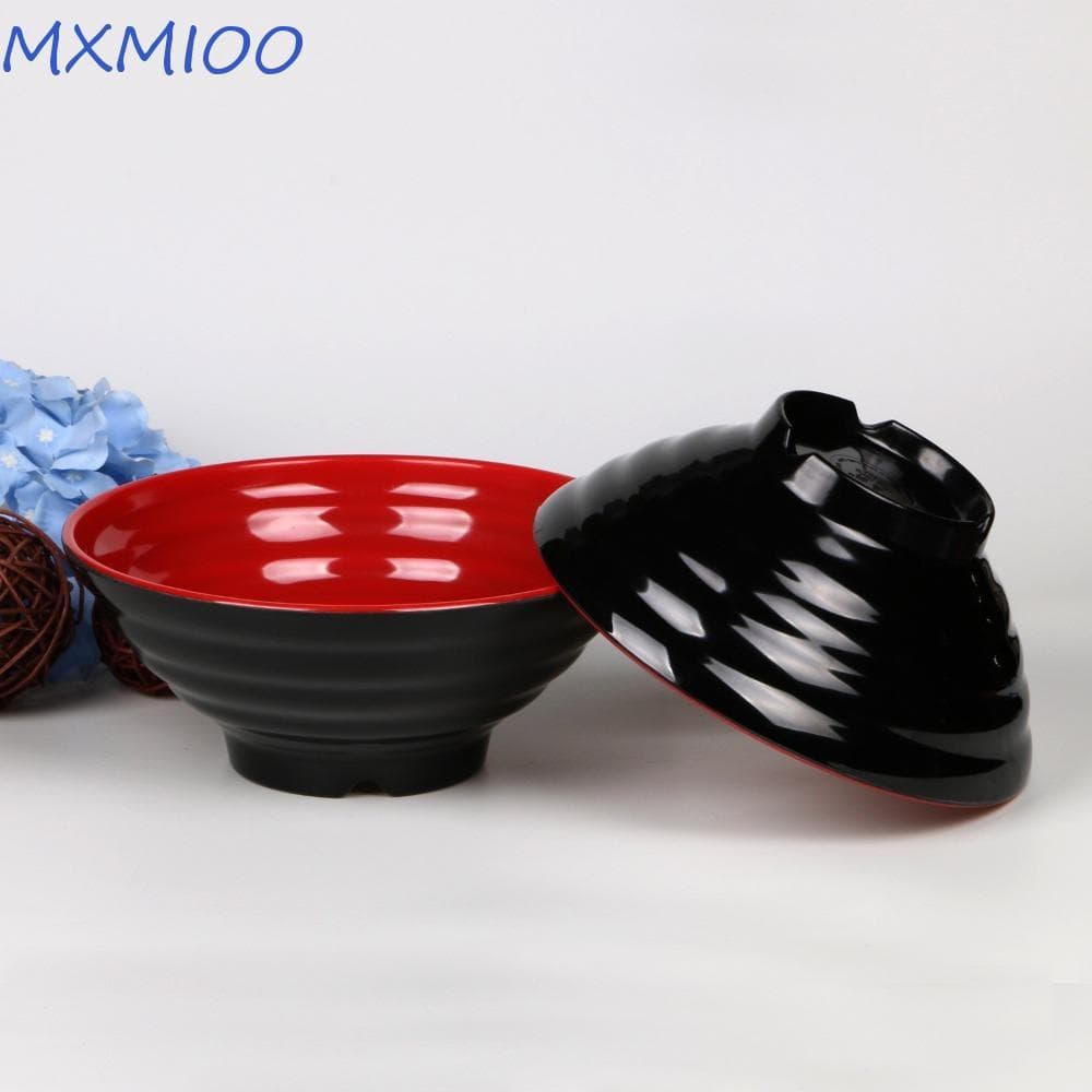 Tigela De Salada De Frutas MXMIOO , Ramen De Melamina Com Padrão Listrado De Anel Sopa Estilo Japonês Resistente A Queda
