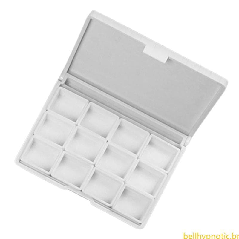 Palette Case Tampa À Prova Poeira Bandeja Pintura Portátil Para Aquarela