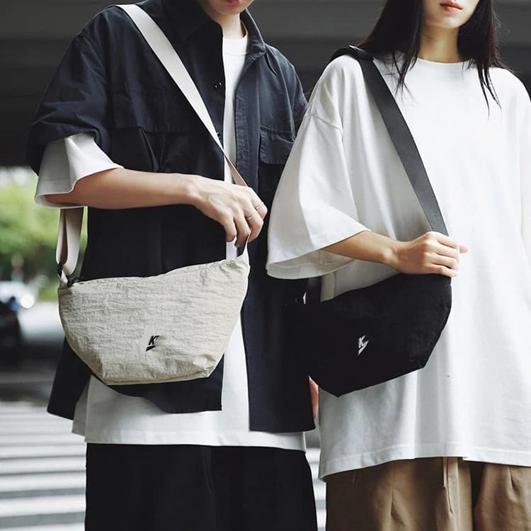 Bolsa feminina mensageiro grande capacidade Casual leve bolsa de ombro lq