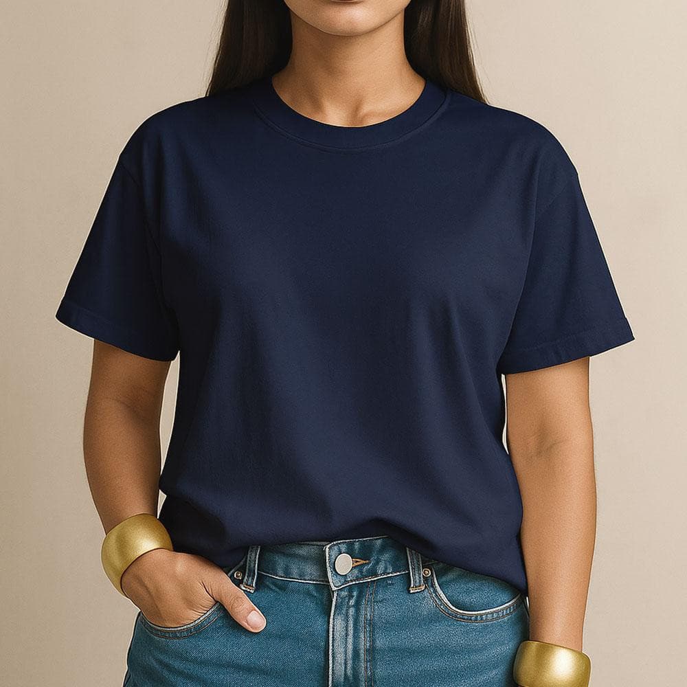 Camisa Feminina 100% Algodão Básica Premium Conforto Moda Casual Trabalho Academia Estilo Streetwear