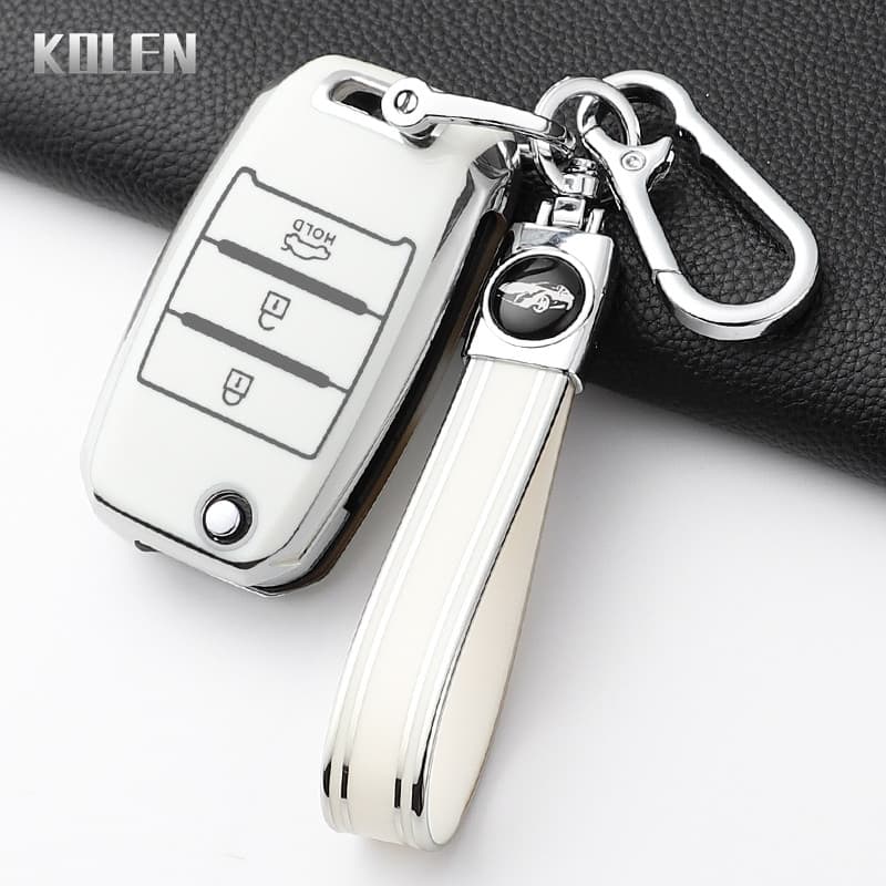 Capa para Chave de Carro, KIA Rio 3 K2 Ceed Cerato K3 K5 Sorento Sportage Soul K4 Picanto Optima Forte Stinger T200