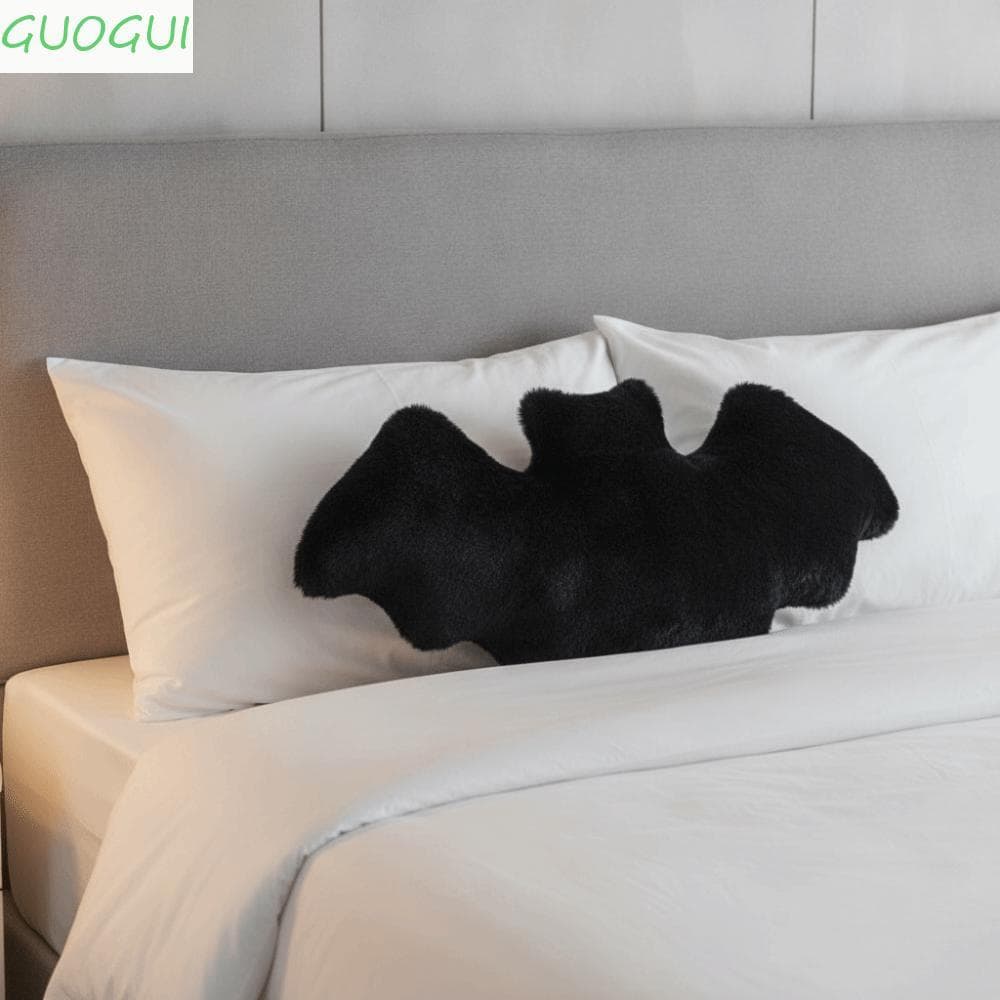 Almofada De Morcego De Halloween GUOGUI , Almofadas De Sofá Sem Derramamento De Superfície Fofa , Travesseiro Decorativo
