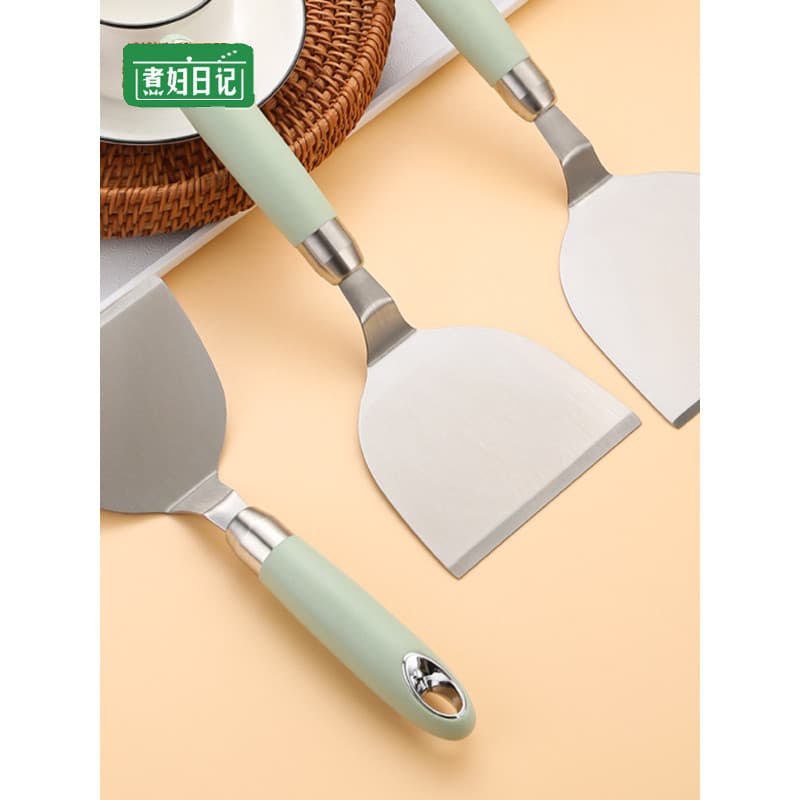 Espátula de aço inoxidável Tiramisu espátula de fritura panqueca ferramenta de frutas cozinhar espátula panquec