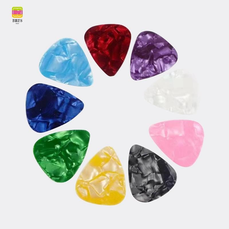 30 Peças Palhetas ABS De Guitarra 0.46 0.71 0.96mm Colorido Sensação Confortável A