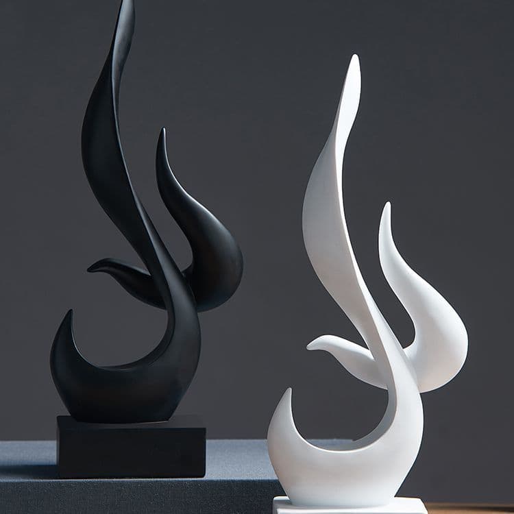 Elegante e Luxuoso Ornamento de Chama em Estilo Chinês Novo para Estudo, Estante de Livros, Decoração de Mesa, Sala de E
