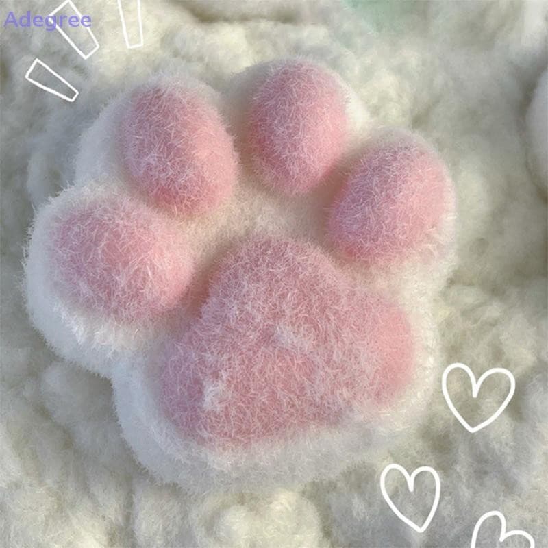 Adegree Mochi Artesanal Antiestresse em Forma de Pata, de Crescimento Lento, Novo Presente para Festa de Aniversário R9V