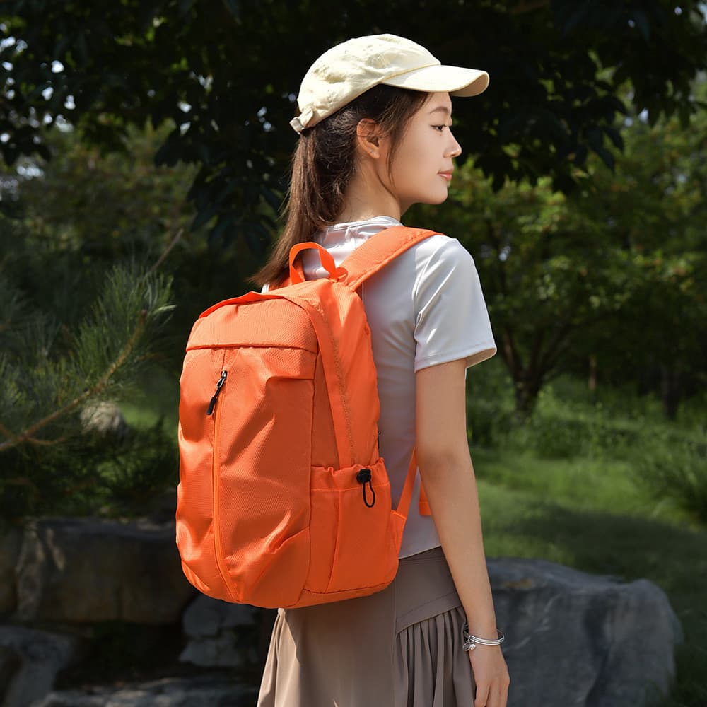 Mochila Casual mochila masculina moda esportes mochila nicho na moda leve viagem dobrável Oxford pano mochila
