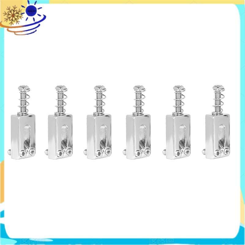 [Le's Shop] 6 Peças De Reposição De Selim De Guitarra Selas De Ponte Tremolo Para Elétrica