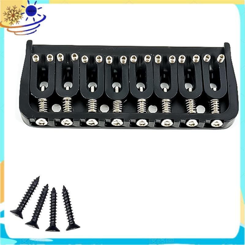 [Le's Shop] Para Peça De Reposição De Guitarra Elétrica Ponte Fixa De 8 Cordas Pontes Rígidas