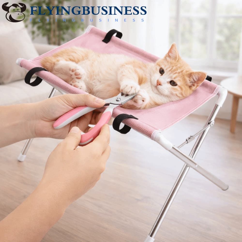 Suporte Para Recorte De Unhas Filhotes FLYINGBUSINESS , Rede Removível Antiarranhões Cuidados Com Animais De Estimação ,